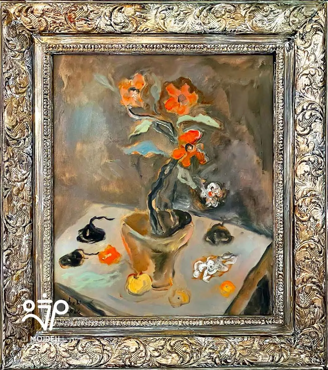 Hosseinali Zabehi - 60 × 50 cm - Oil on canvas - 2024