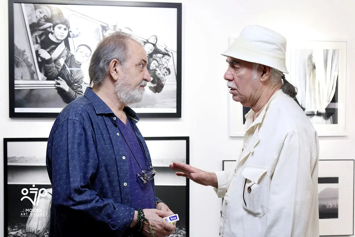 محمد فرنود و احمد غفاری در سالانه عکس مژده / Annual Photo Exhibition of Mojdeh Art Gallery