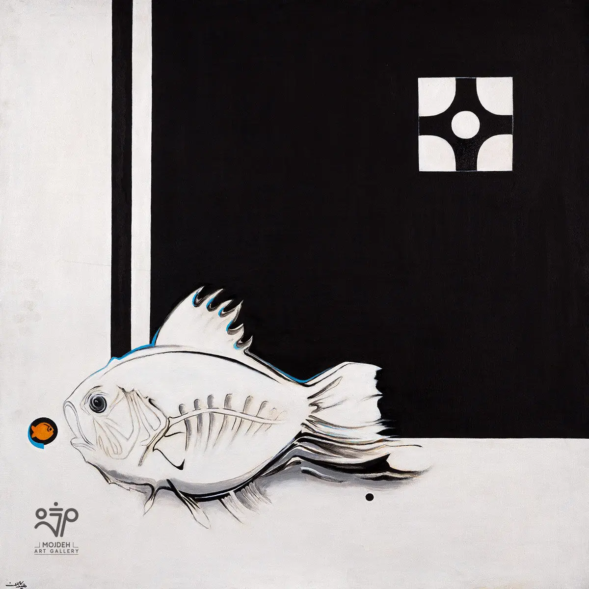 Talieh Kamran - 80 × 80 cm - Acrylic on canvas 