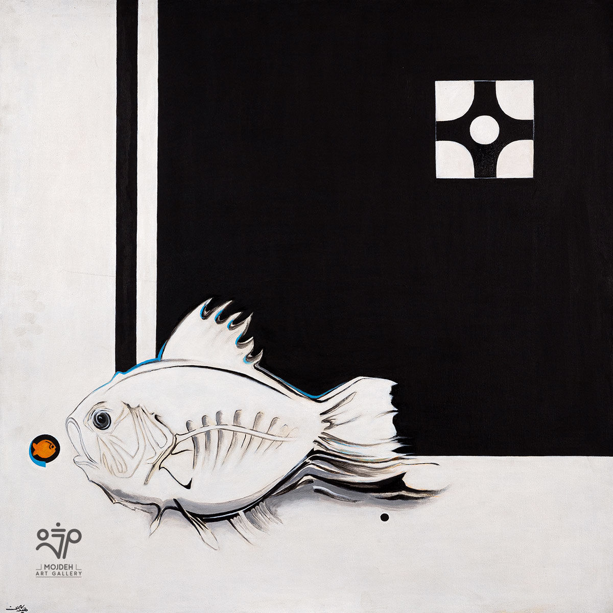 Talieh Kamran - 80 × 80 cm - Acrylic on canvas 