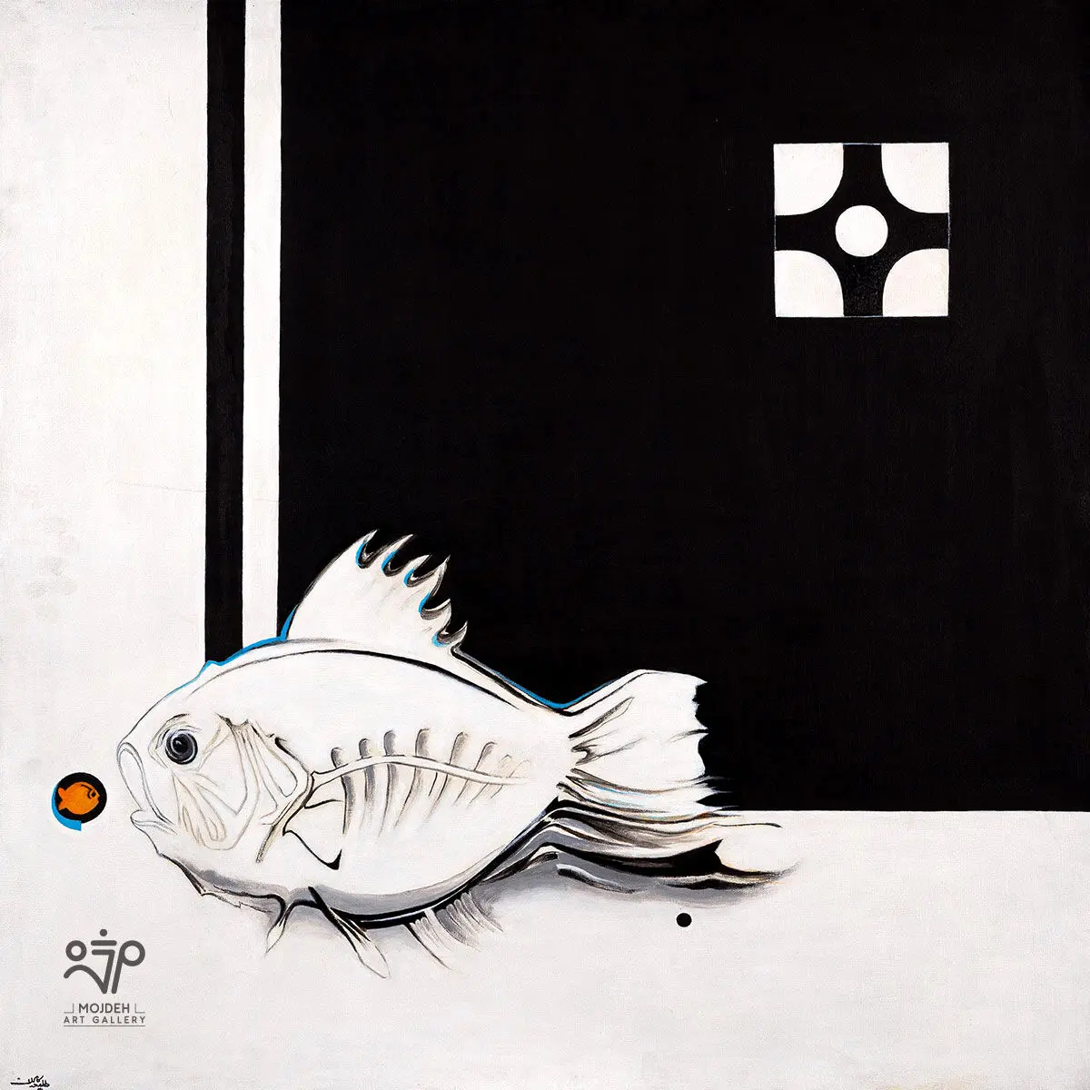 Talieh Kamran - 80 × 80 cm - Acrylic on canvas 