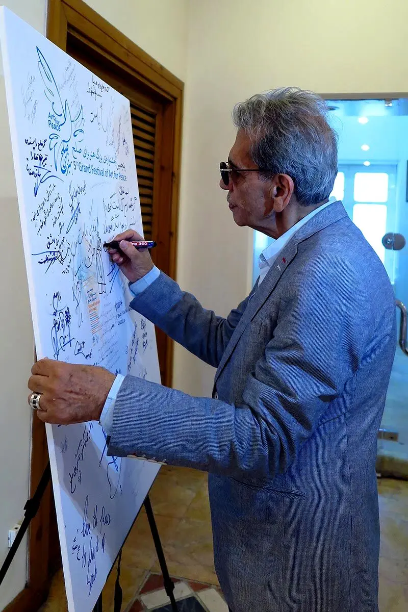 کامبیز درمبخش در جشنواره هنر برای صلح / Art for Peace Festival