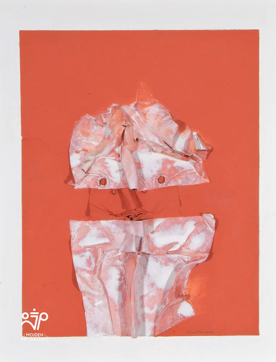 Mehdi Sahabi - 45 × 30 cm - Mixed Media on cardboard - 2000 