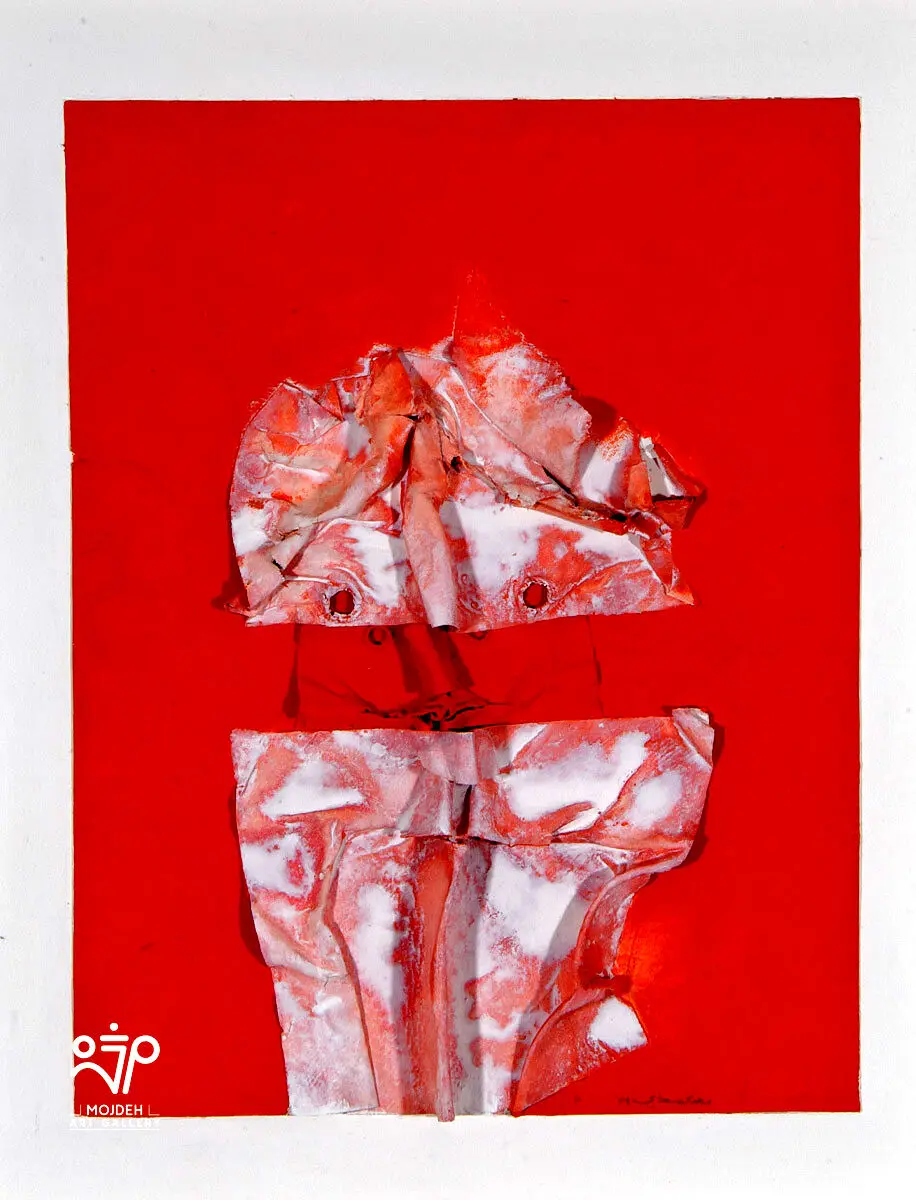 Mehdi Sahabi - 45 × 30 cm - Mixed Media on cardboard - 2000 