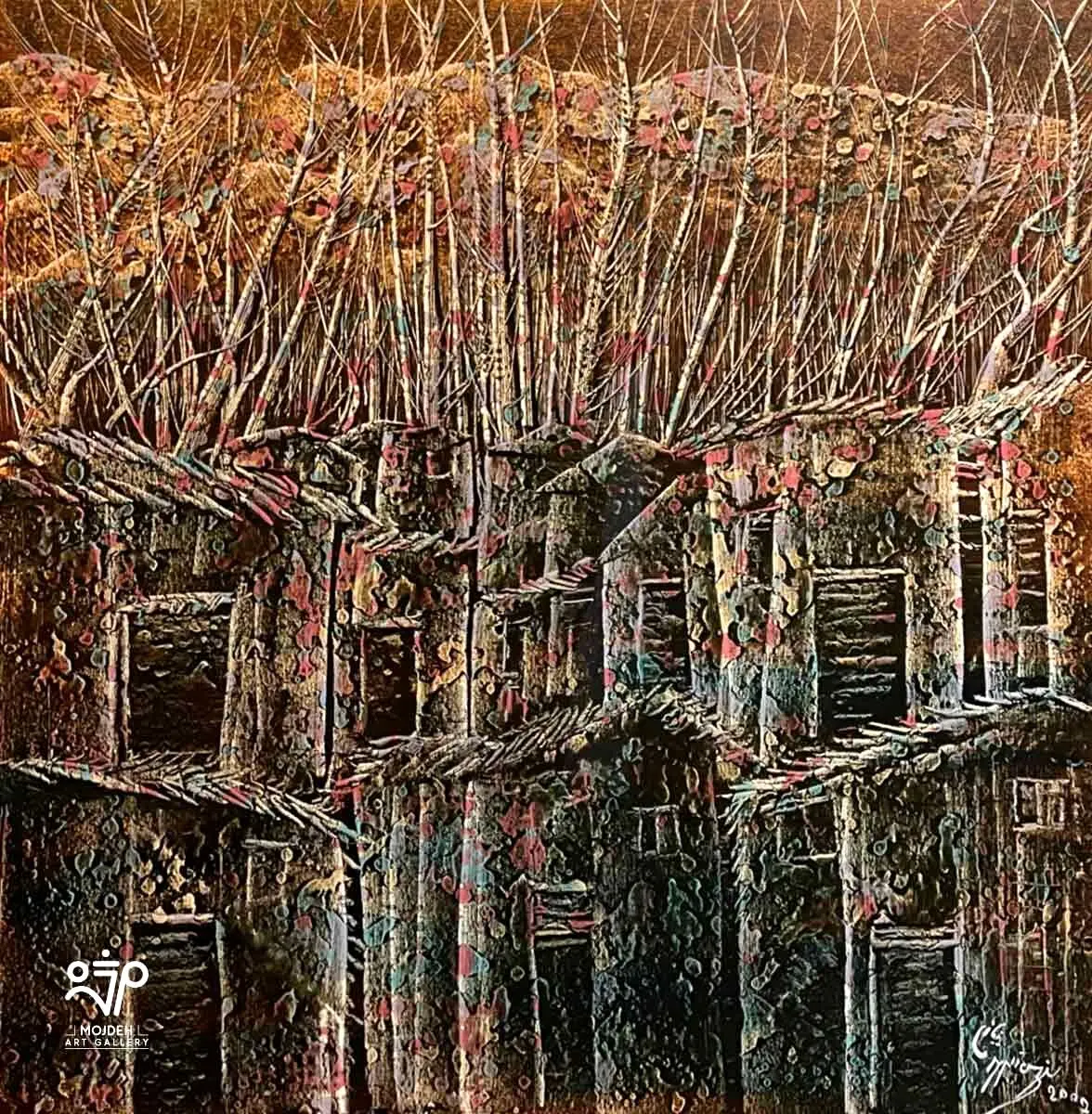 Manouchehr Niazi - 100×100 cm - Oil on canvas - 2002