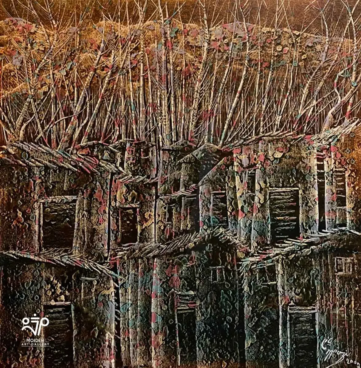 Manouchehr Niazi - 100×100 cm - Oil on canvas - 2002