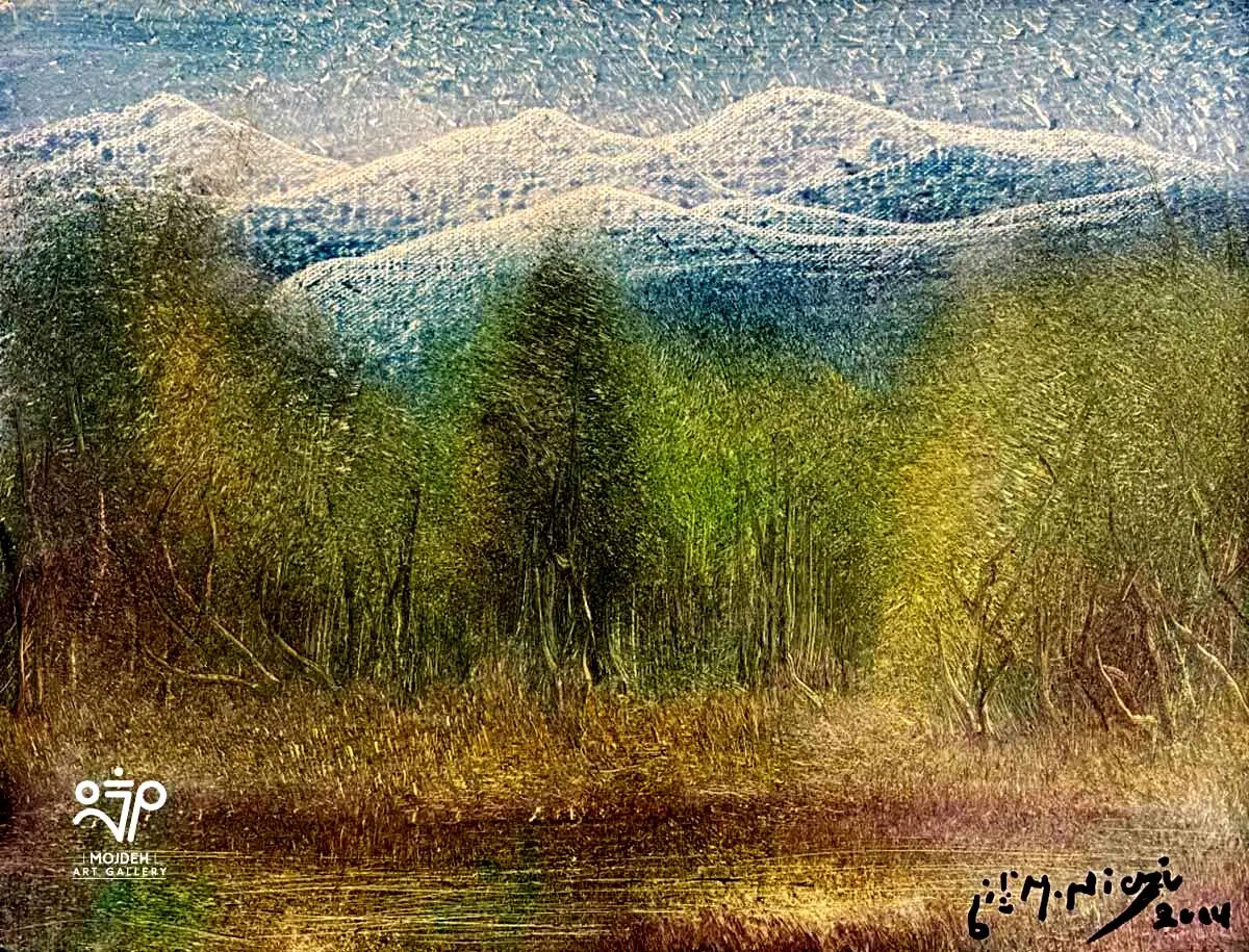 Manouchehr Niazi - 30 × 40 cm - Oil on canvas - 2004