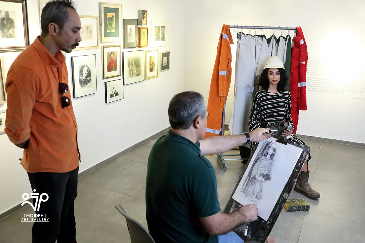 ورکشاپ طراحی عظیم مرکباتچی / Azim Morakabatchi Drawing Workshop