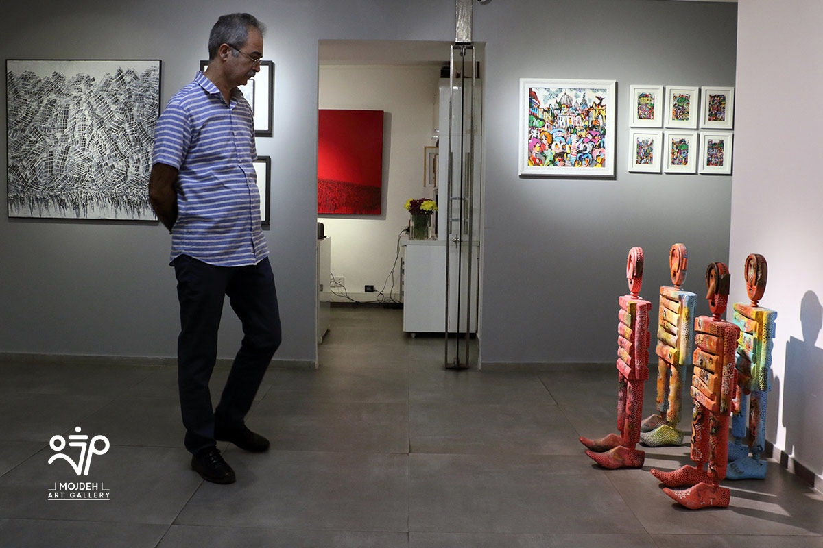 نمایشگاه گروهی با عنوان ازدحام / Group Exhibition Titled Crowding 