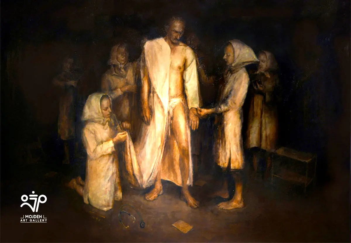 Azim Morakabatchi - The Scout - 160 × 230 cm - Oil on canvas - 2018