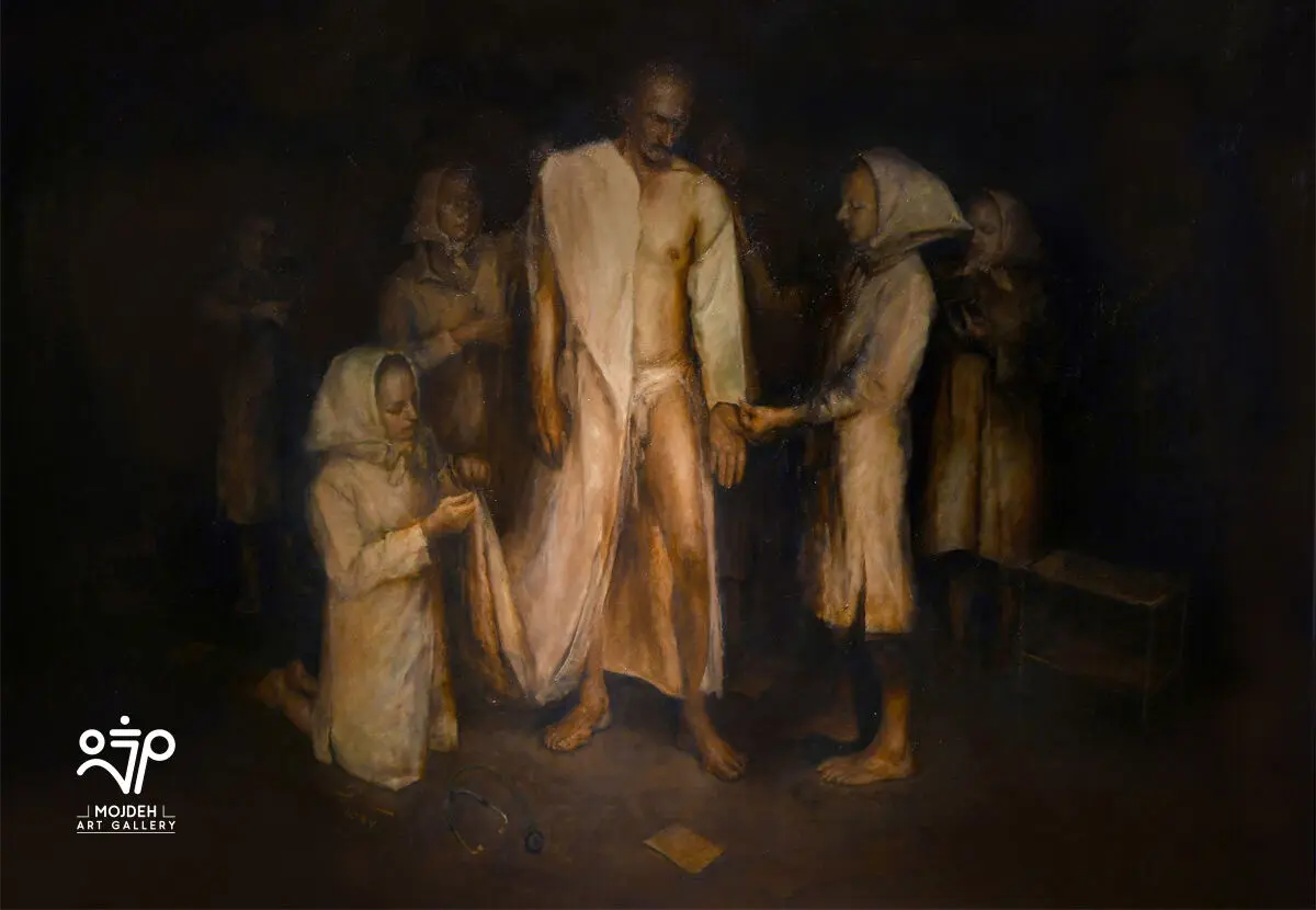 Azim Morakabatchi - The Scout - 160 × 230 cm - Oil on canvas - 2018