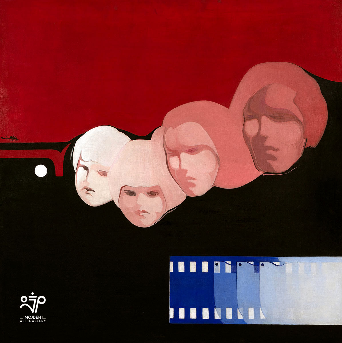 Talieh Kamran - 80 × 80 cm - Acrylic on canvas 