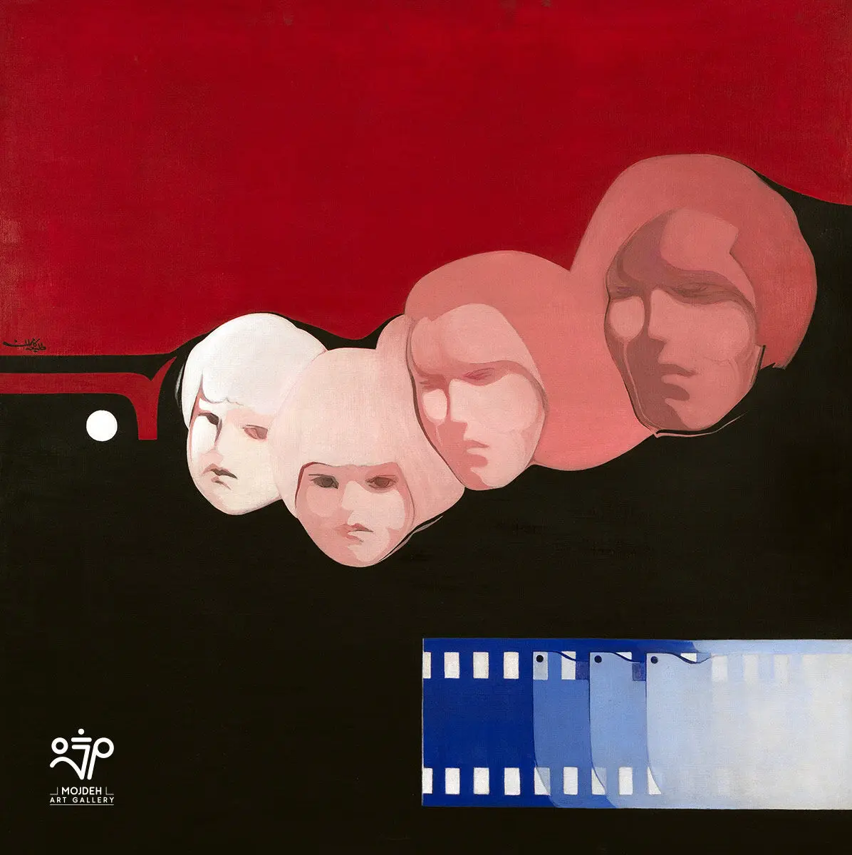 Talieh Kamran - 80 × 80 cm - Acrylic on canvas 