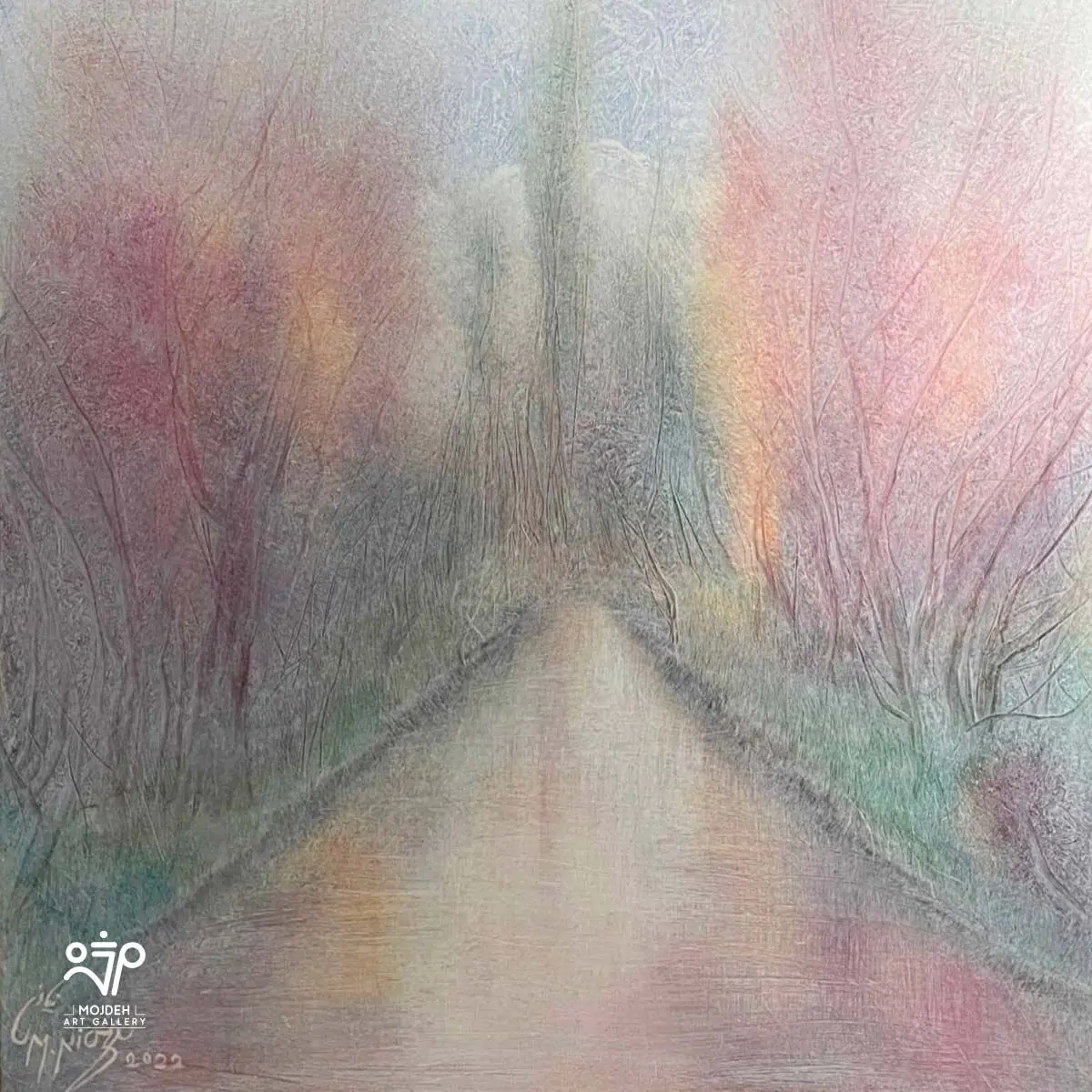 Manouchehr Niazi - 80×80 cm - Oil on canvas - 2022