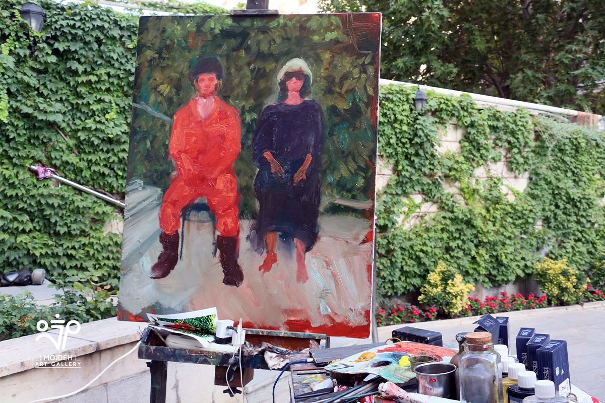ورکشاپ نقاشی عظیم مرکباتچی / Azim Morakabatchi Painting Workshop