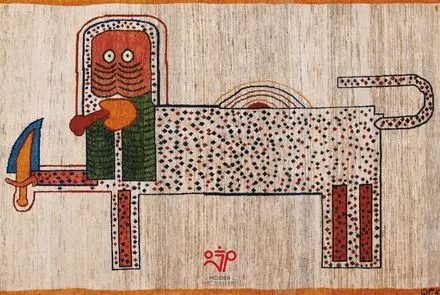 گستره فرهنگ در دست بافته های پرویز تناولی