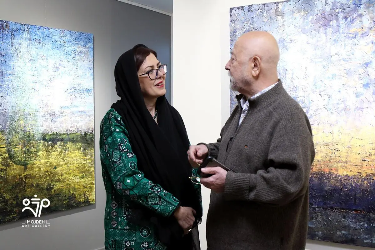 نمایشگاه نقاشی‌های فرناز رضائی «انتزاع مسطور» / 