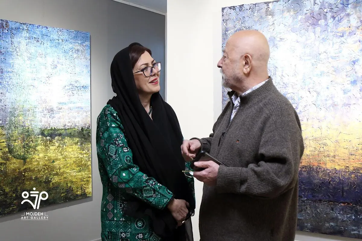 نمایشگاه نقاشی‌های فرناز رضائی «انتزاع مسطور» / 
