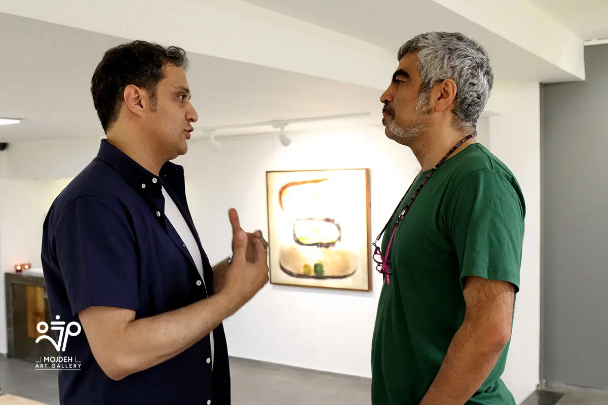 سروش صحت در نمایشگاه آثار افروز هوشنگ / Afrooz Hooshang’s Artworks Exhibition