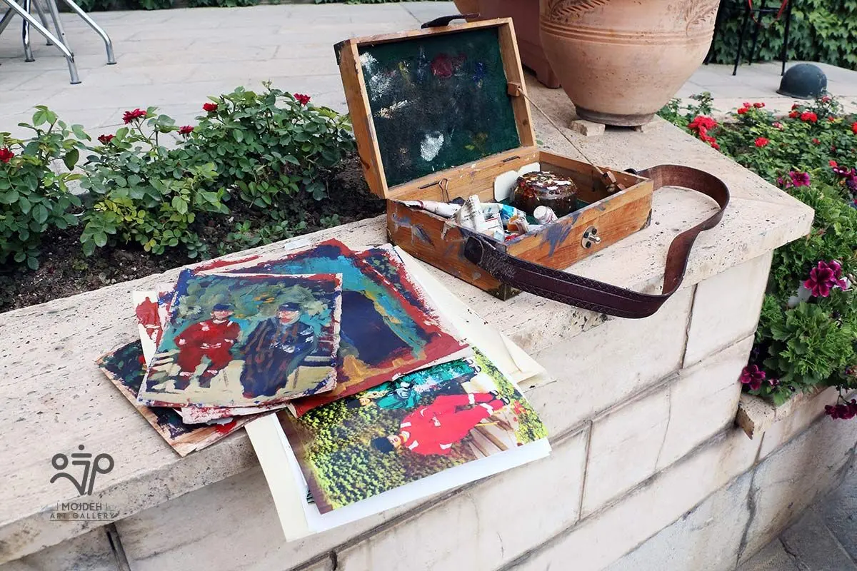 ورکشاپ نقاشی عظیم مرکباتچی / Azim Morakabatchi Painting Workshop