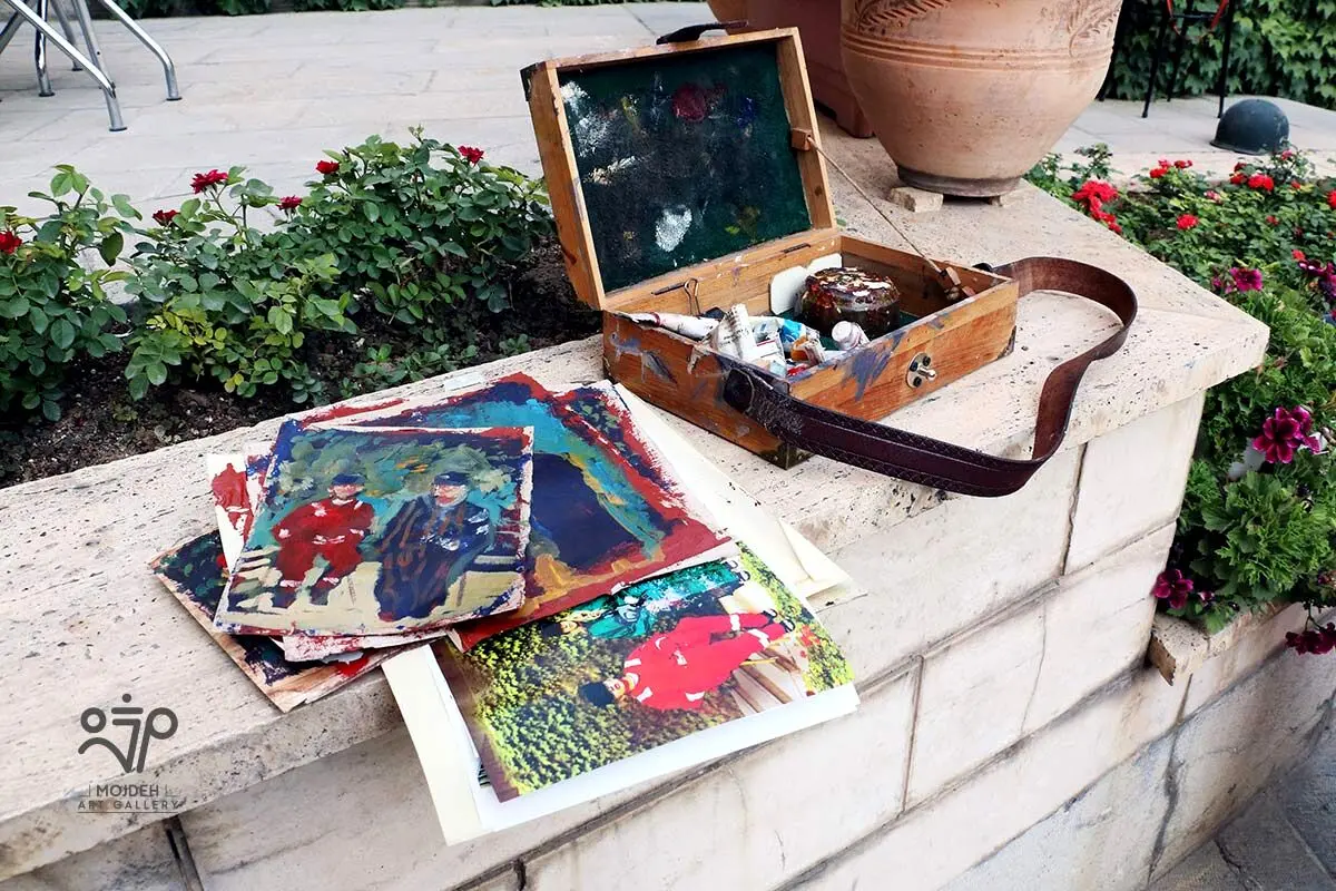 ورکشاپ نقاشی عظیم مرکباتچی / Azim Morakabatchi Painting Workshop