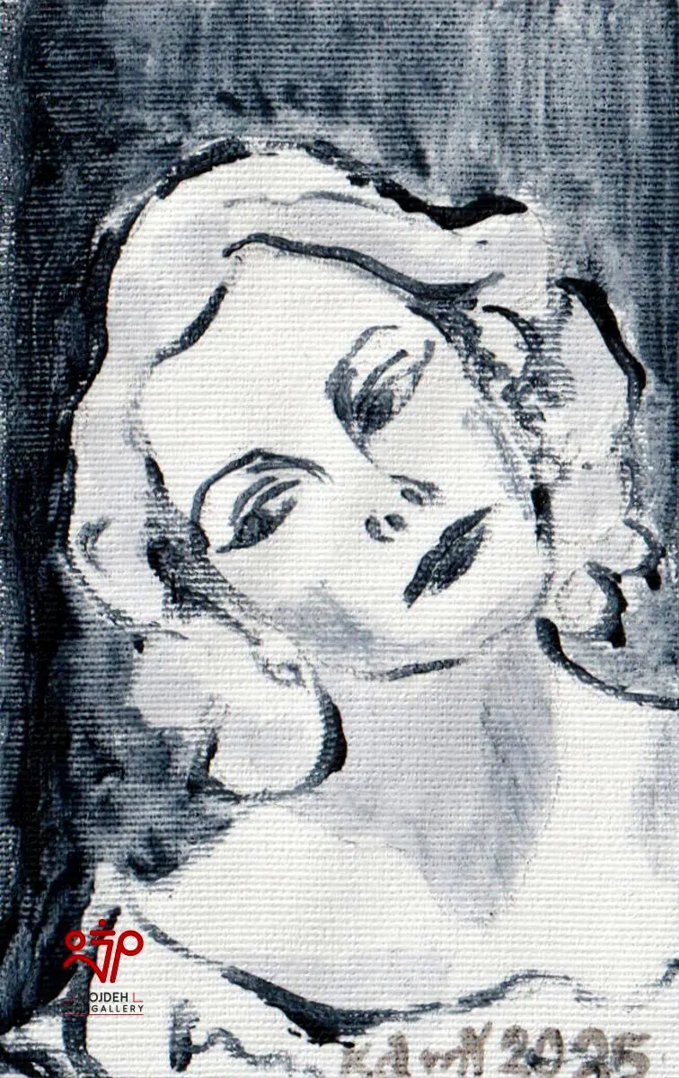 Kambiz Khodabandeh - 8 × 5 cm - Mixed media on canvas - 2025