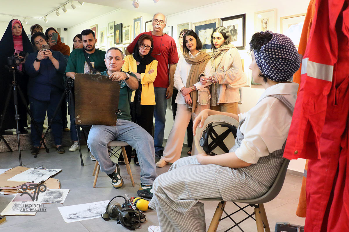 ورکشاپ طراحی عظیم مرکباتچی / Azim Morakabatchi Drawing Workshop