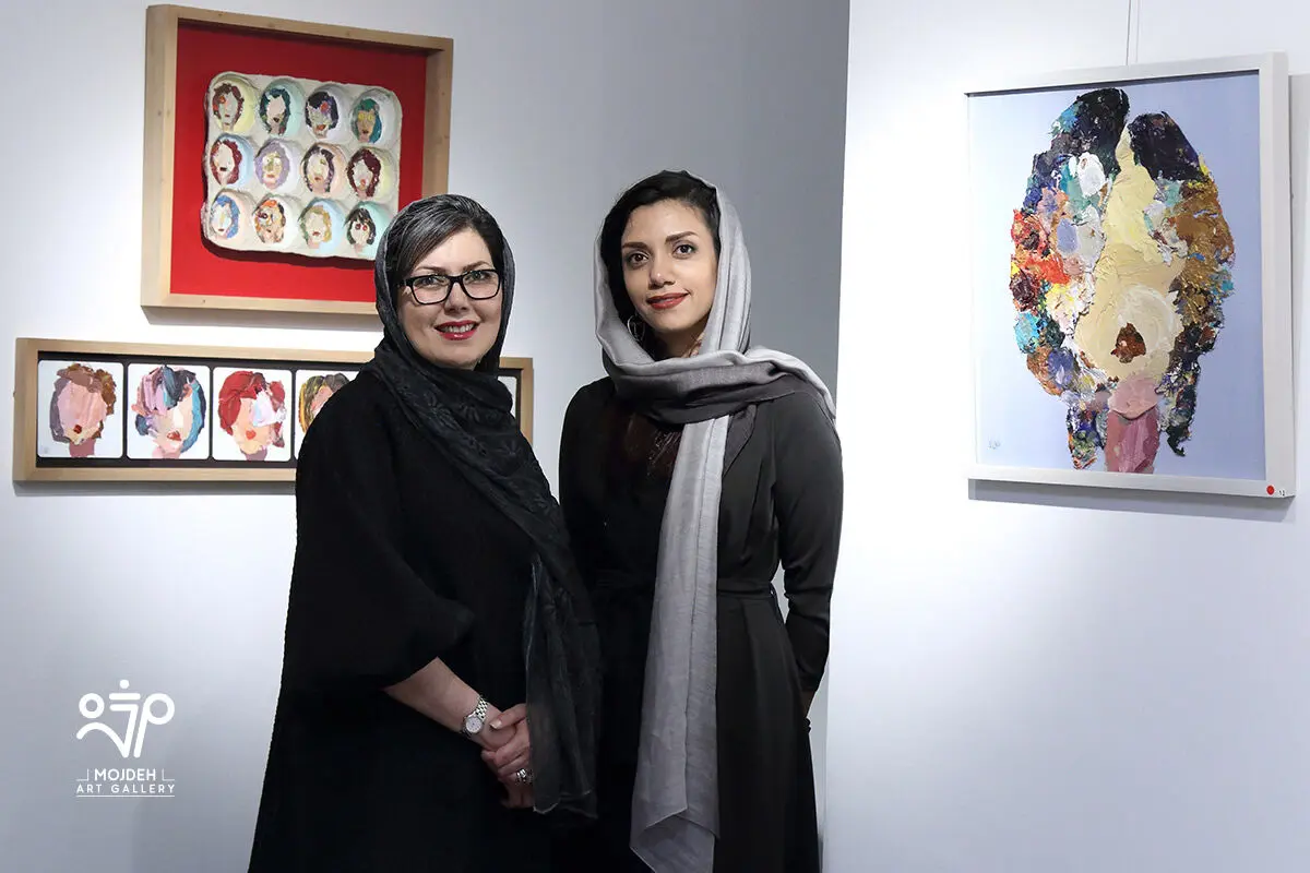نمایشگاه نقاشی های الهام عظیمی «هویت چهل تکه» / 