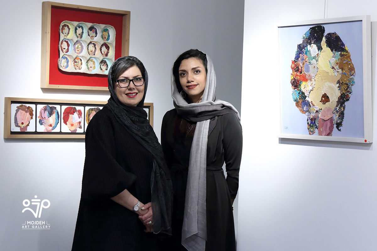 نمایشگاه نقاشی های الهام عظیمی «هویت چهل تکه» / 