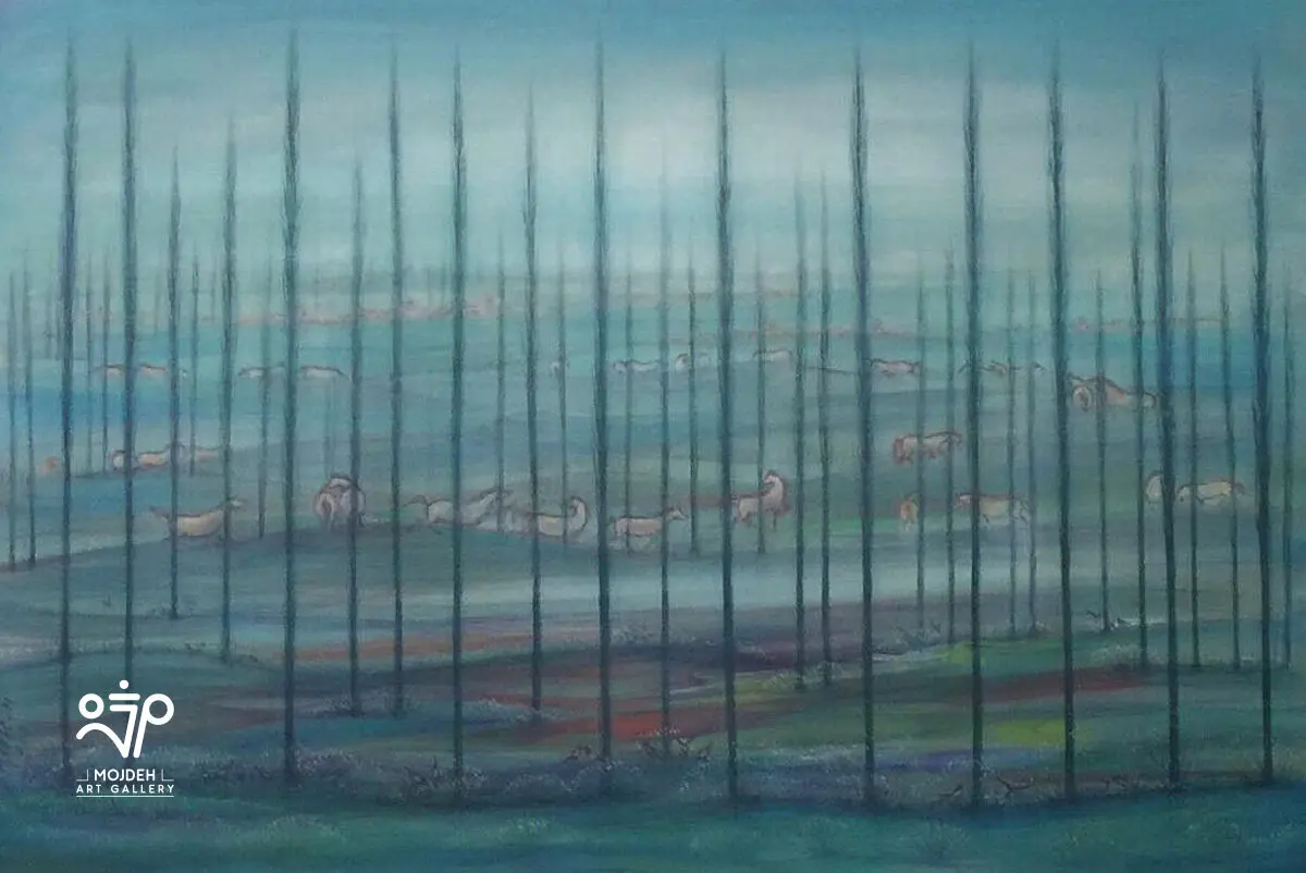 Hossein Mahjoubi - 80 × 120 cm - Oil on canvas