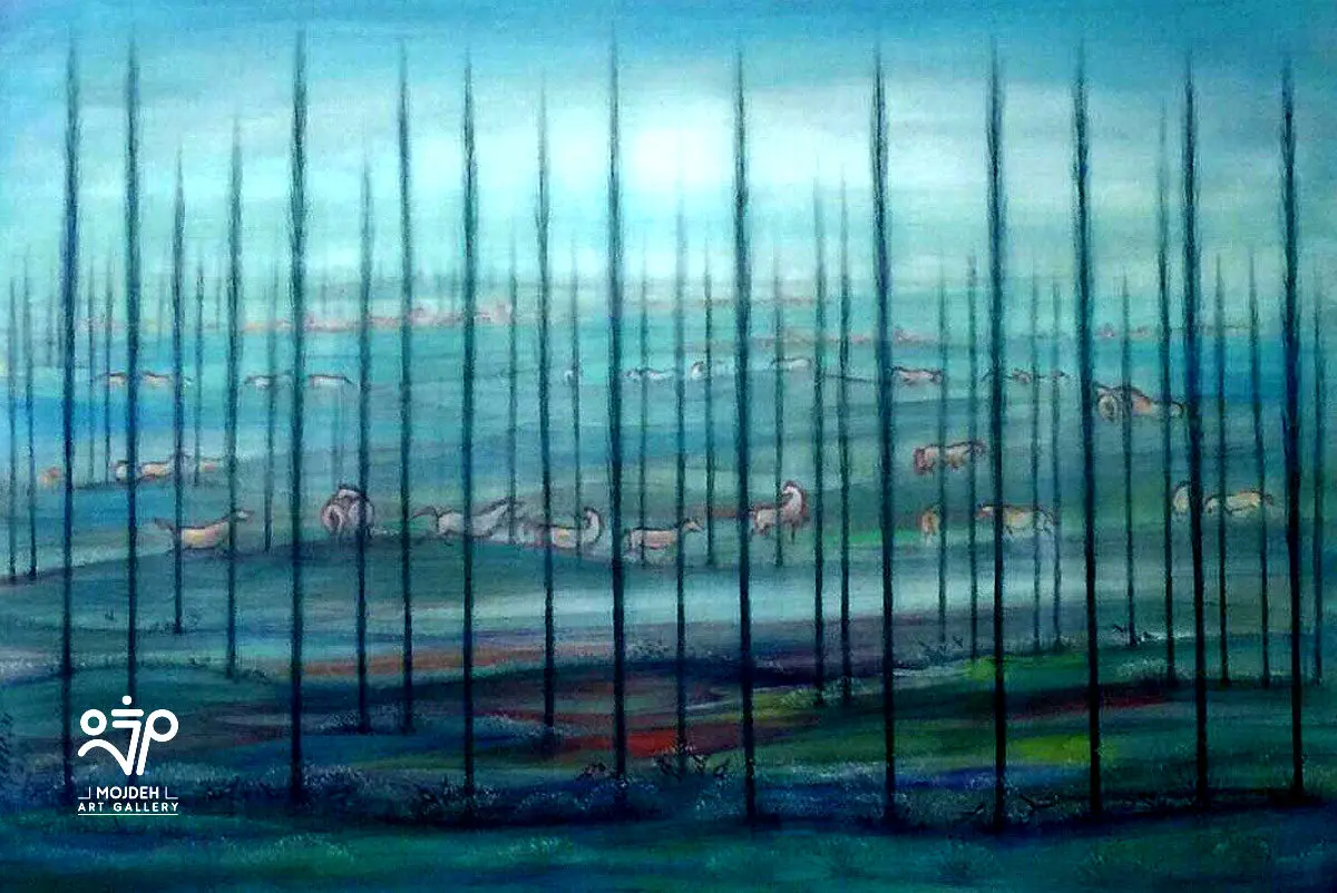 Hossein Mahjoubi - 80 × 120 cm - Oil on canvas