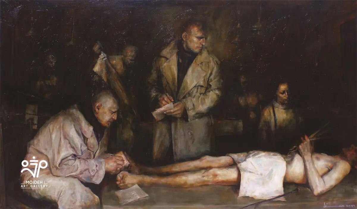 Azim Morakabatchi - Desire to Be - 140 × 240 cm - Oil on canvas - 2018