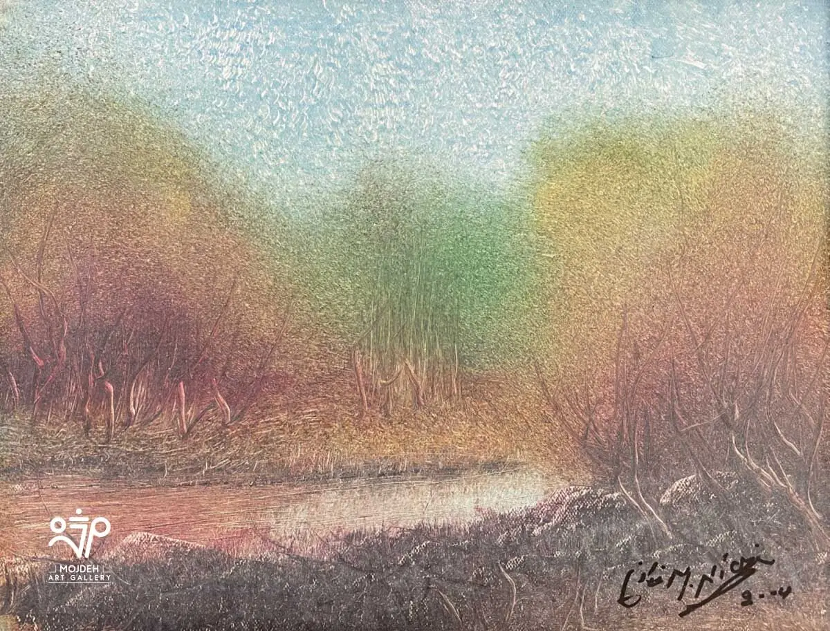 Manouchehr Niazi - 30 × 40 cm - Oil on canvas - 2004