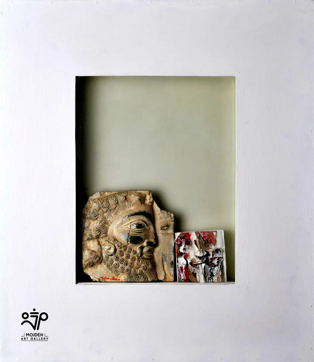 Mehdi Sahabi - 80 × 70 cm - Mixed Media - 2003
