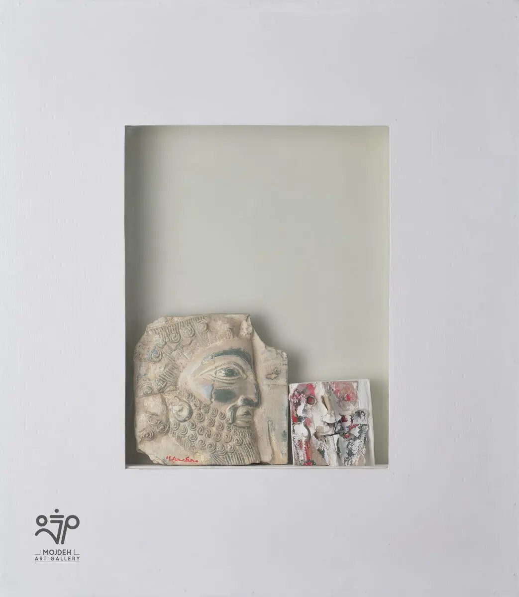 Mehdi Sahabi - 80 × 70 cm - Mixed Media - 2003