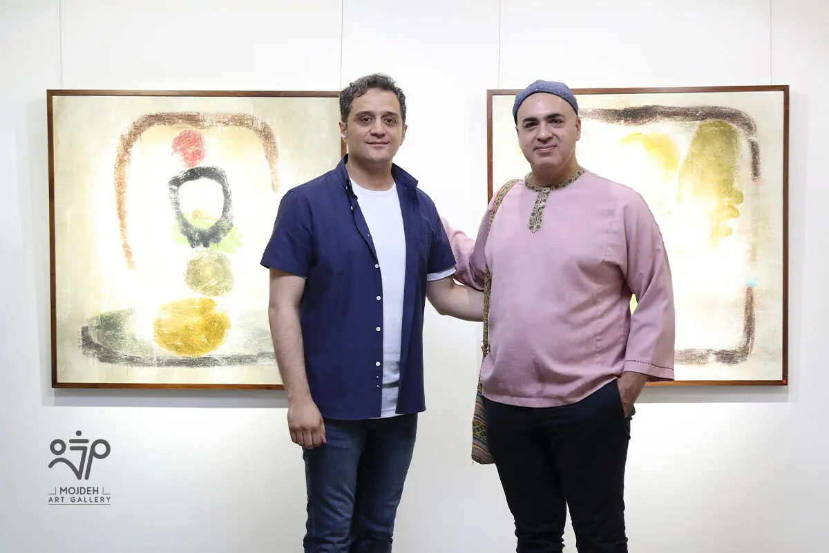 سیامک دل زنده در نمایشگاه آثار افروز هوشنگ / Afrooz Hooshang’s Artworks Exhibition