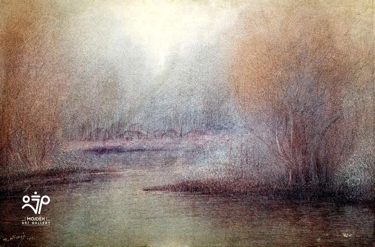 Manouchehr Niazi - 60 × 90 cm - Oil on canvas - 1991 - Private Collection