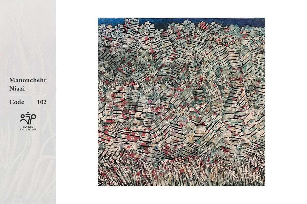 Manouchehr Niazi - 100x100 cm - Oil on canvas - 2007