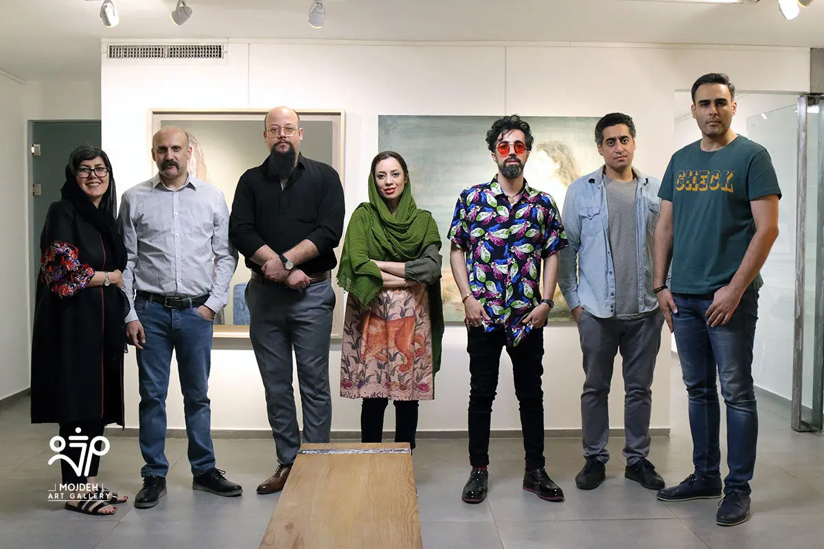 سعید احمدزاده، احسان نصری، حمیده حجار، علی خالق، مسعود کشمیری و مژده طباطبائی / Group Painting Exhibition Titled Intangible Silence
