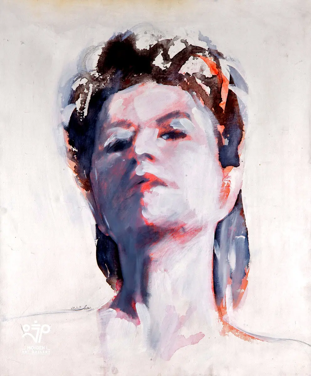 Mehdi Sahabi - 60 × 50 cm - Acrylic on canvas - 1993