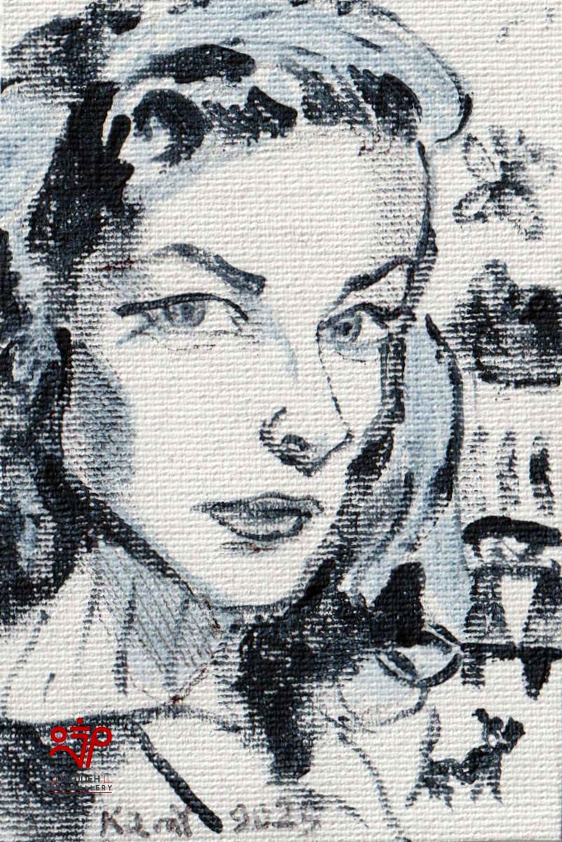 Kambiz Khodabandeh - 9.5 × 5 cm - Mixed media on canvas - 2025