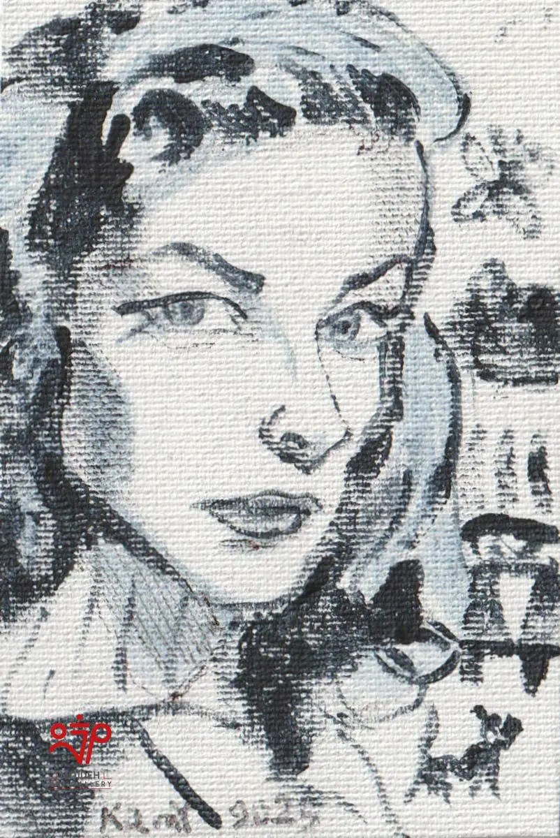 Kambiz Khodabandeh - 9.5 × 5 cm - Mixed media on canvas - 2025