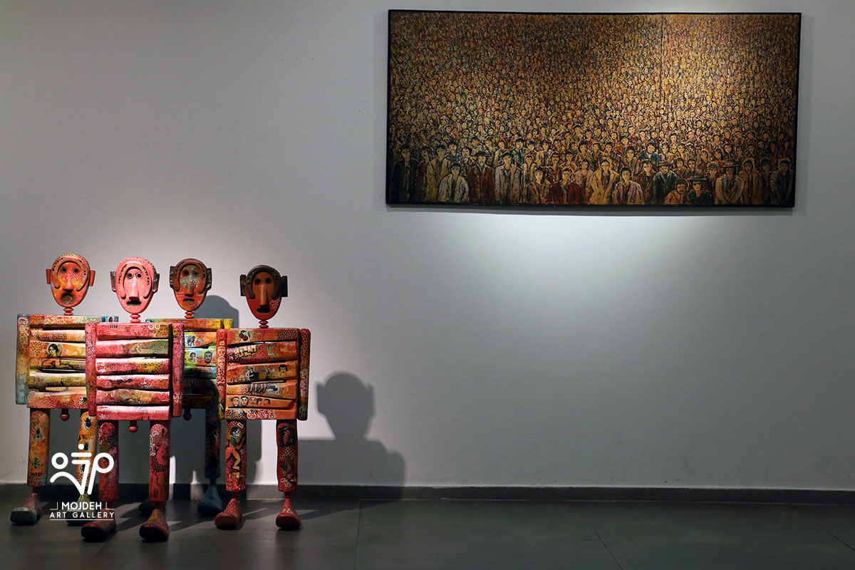 نمایشگاه گروهی با عنوان ازدحام / Group Exhibition Titled Crowding 