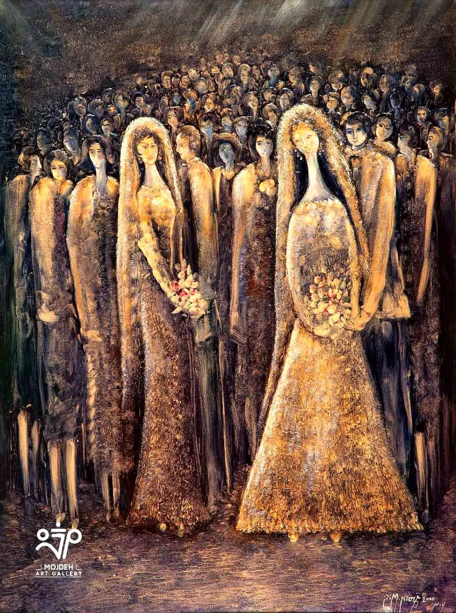 Manouchehr Niazi - Artist’s dream - 120 × 90 cm - Oil on canvas - 2000 - Private Collection