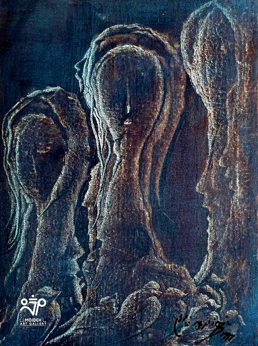 Manouchehr Niazi - 40 × 30 cm - Oil on canvas - 1997