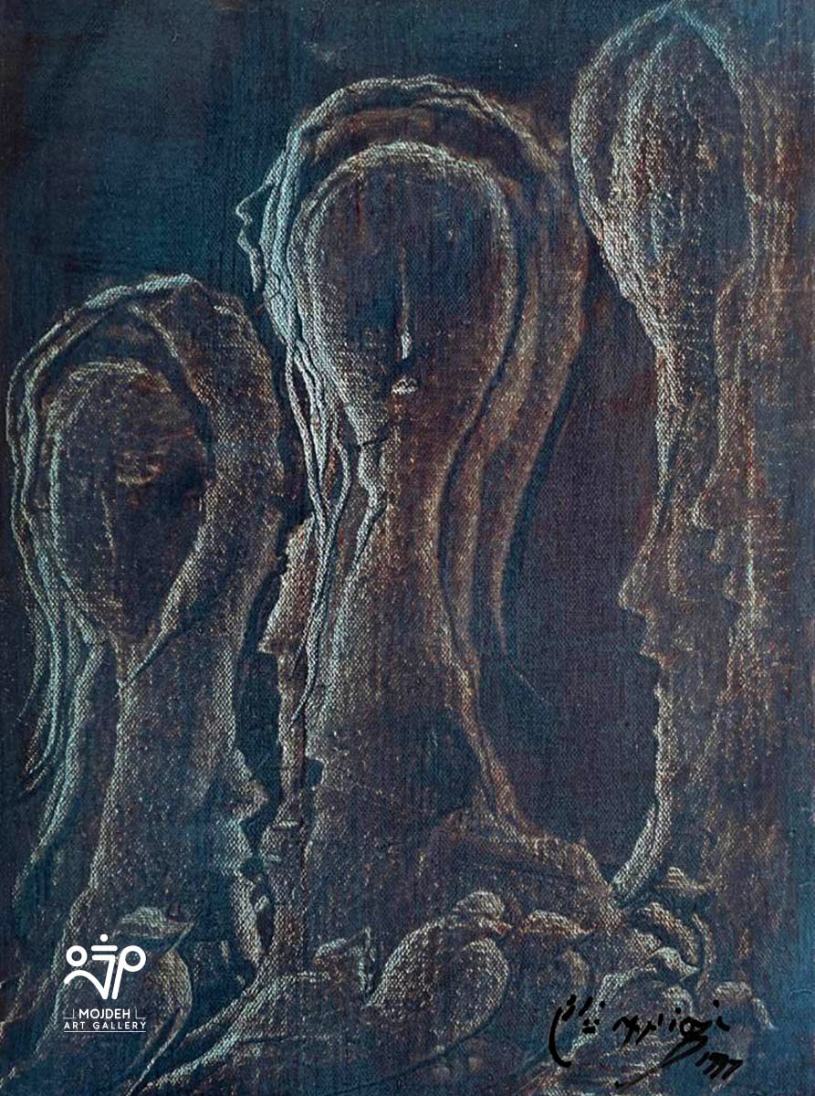 Manouchehr Niazi - 40 × 30 cm - Oil on canvas - 1997