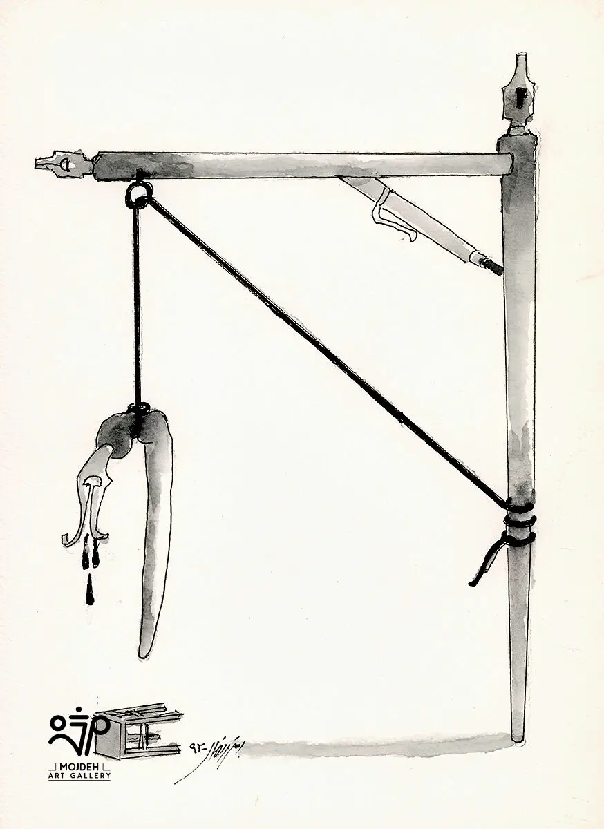 Bahman Rezaei - 29.5 × 22 cm - Ink on paper - 2013