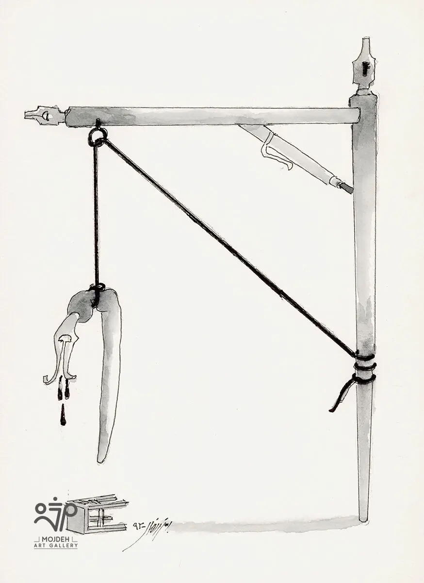 Bahman Rezaei - 29.5 × 22 cm - Ink on paper - 2013