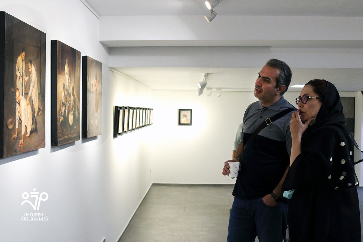نمایشگاه انفرادی نقاشی‌های عظیم مرکباتچی / An Exhibition by Azim Morakabatchi