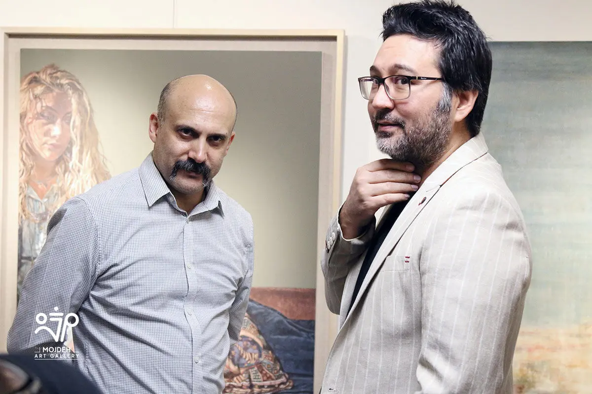 اوژن شیر اوژن و مسعود کشمیری در نمایشگاه سکوت نامحسوس  / Group Painting Exhibition Titled Intangible Silence